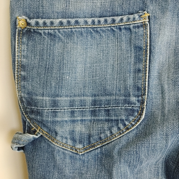 Designer Blue Jeans Men's Size 36x32 Medium Wash Straight Slim Fit - Picture 8 of 11